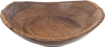 Image de Orion Bol en bois | Bol en bois | Bol de service pour fruits légumes salades en bois de manguier décoratif 30x27,5 cm 1,6l