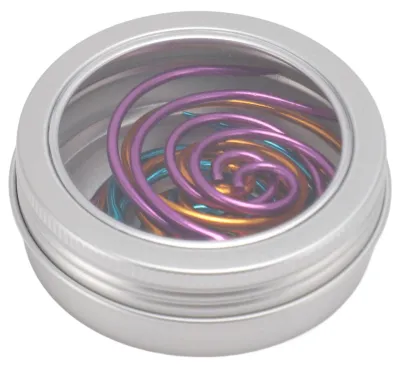 Produktbild von 9-teiliges Set Spiralstricknadeln mit Aufbewahrungsbox
