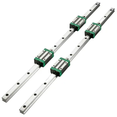 Zdjęcie produktu dla Vevor Prowadnica Liniowa Hsr 20 1700Mm 4 Bloki Łożyskowe Szynowa Cnc