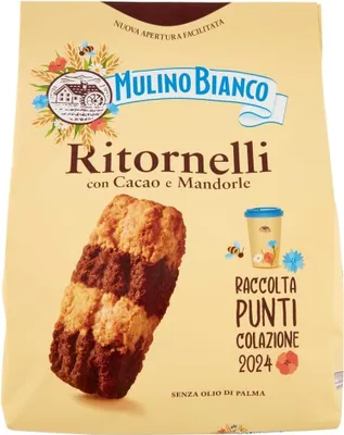 Produktbild von Mulino Bianco Italian Gourmet Kakao-Mandel Italian Gourmet Ritornelli biscotti cacao