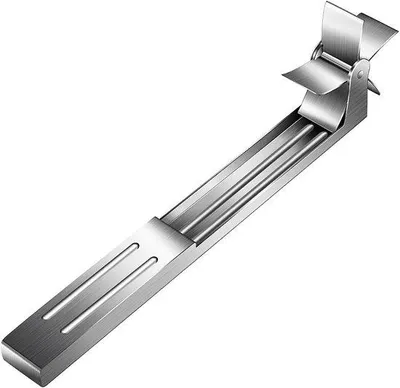 Productafbeelding van Vruchtenschaar - Geschikt voor het snijden van meloenen - Roestvrij staal - 31,4 cm - Zilverkleurig