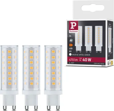 Image de Paulmann Standard 230V LED culot à broches, set de 3 pièces