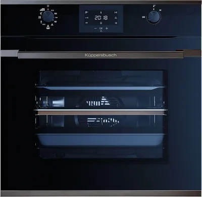 Produktbild von Küppersbusch BP 6332.0 S2 K-Series.3 Pyrolyse Pizza-Backofen Schwarz/Black Chrome