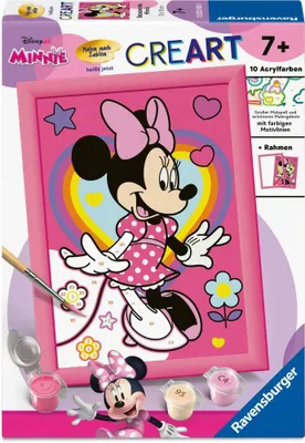 Image de Ravensburger CreArt - Peinture par numéros 12023108 - Minnie enchantée - Enfants à partir de 7 ans