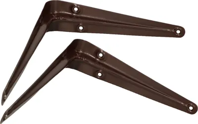 Immagine prodotto di KOTARBAU® Set di 2 mensole 200x150 mm Mensole per montaggio a muro Marrone