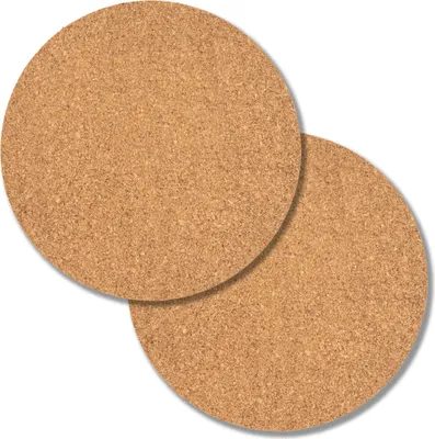 Produktbild von 2x Korkuntersetzer Telleruntersetzer Topfuntersetzer Flaschen Untersetzer Kork 19cm
