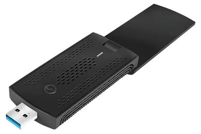 Zdjęcie produktu dla LogiLink WL0247, Bezprzewodowy, USB, WLAN, Wi-Fi 5 (802.11ac), 1300 Mbit/s, Czarny