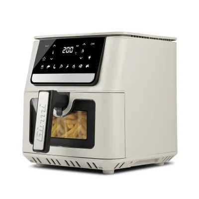 Produktbild von Girmi Ecofrit Crisp, Heißluftfritteuse, 6,5 l, 1,5 kg, 40 °C, 200 °C, 60 min