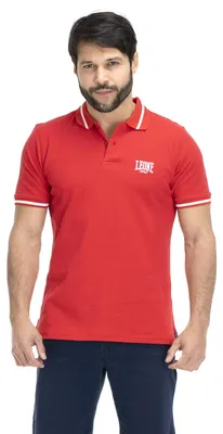 Produktbild von Leone Basic Herren-Poloshirt mit Kragen