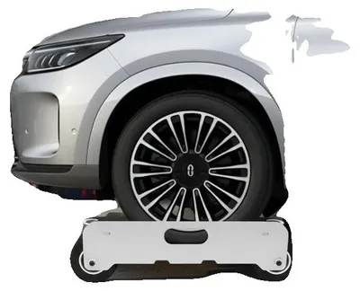 Immagine prodotto di Carrello portante, realizzato in acciaio, con una capacità di carico di 2041 kg, dimensioni 61 x 52 x 29,5 cm, dotato di 14 ruote fisse e con uno spessore di 4 mm