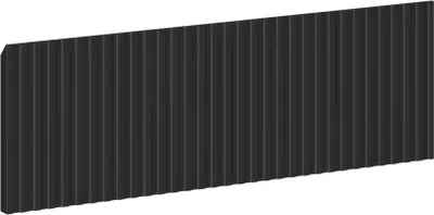 Produktbild von Mexen Rivel geriffelte Front für Waschtischunterschrank 70 x 20 cm, schwarz matt - 91A20-0700-235-1-71