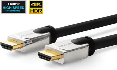 Produktbild von Vivolink PROHDMIHDM10, 10 m, 3840 x 2160 Pixel, 3D, 18 Gbit/s, Audio Return Channel (ARC), Schwarz
