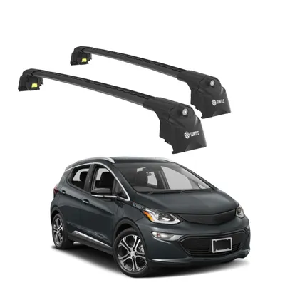 Produktbild von TURTLE DACHTRÄGER AIR-2 , Schwarz CHEVROLET BOLT ALL 2017 - 2024 (Kleinwagen)
