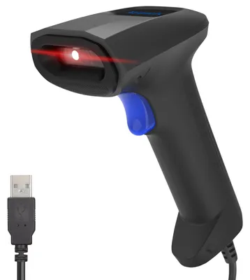 Immagine prodotto di Atlantis Land A08-LD190-2D Lettore di Codici a Barre Portatile 1D/2D Laser Nero IP54