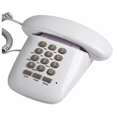 Produktbild von Brondi Sirio Telefon Weiß26174 Tasten Retro Leitungsanzeige