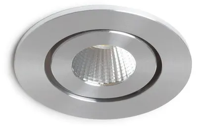 Produktbild von LED Downlight Einbaustrahler Rund COB CRI90 Ausschnitt Ø 45 mm Silber 4000K Neutralweiß