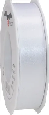 Immagine prodotto di Doppio raso 25 mm, bianco (25 m)