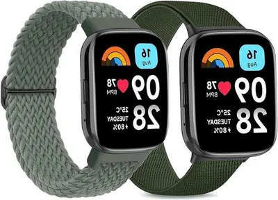 Produktbild von Elastische Nylon Armbänder schwarz/bunt für Damen und Herren