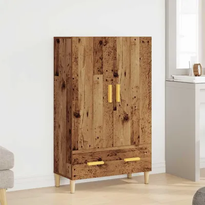 Produktbild von vidaXL Highboard Altholz-Optik 70x31x115 cm Holzwerkstoff