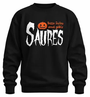 Zdjęcie produktu dla Bluza dziecięca Uni Trick or Treat Halloween Pumpkin Scary, czarny, L
