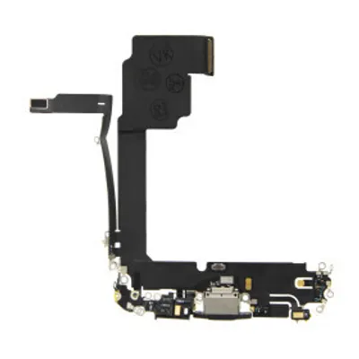 Produktbild von Ladebuchse Mikrofon USB Dock Connector Flex Schwarz für iPhone 15 Pro Max & Werkzeug