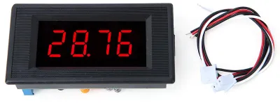 Zdjęcie produktu dla 5135A DC5V Wysoce dokładny woltomierz prądu stałego, cyfrowy miernik panelowy z czerwoną diodą LED (DC500mV/DC1V/DC2V)