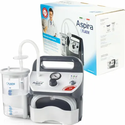 Obrázek produktu pro FLAEM ASPIRA GO Přenosná profesionální lékařská odsávačka na baterii, 20l