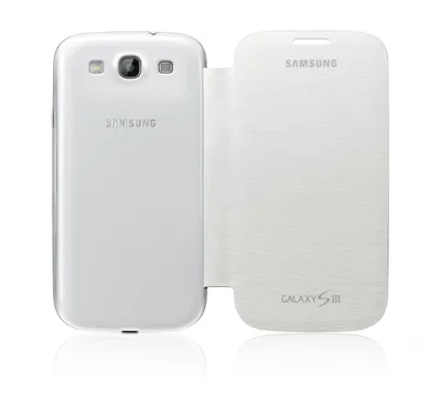 Produktbild von Samsung EFC-1G6F, Folio, Samsung, Galaxy S3, 12,2 cm (4.8"), Weiß