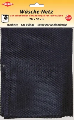 Zdjęcie produktu dla KLEIBER 92027 KLEIBER Siatka na pranie, z zamkiem błyskawicznym, 700 x 500 mm, niebieska