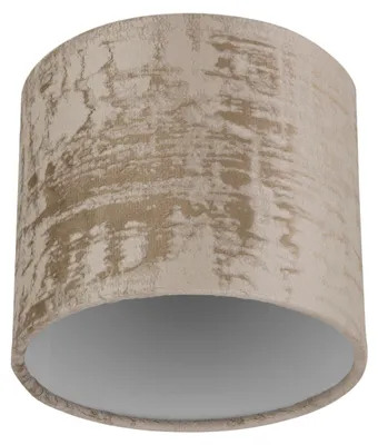 Produktbild von REV Lampenschirm im Vintage-Look - Ø 14cm, Ersatzlampenschirm rund, taupe