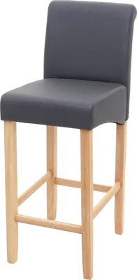 A studio shot of a bar stool against a white background.