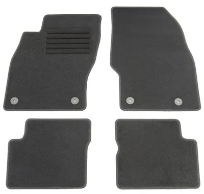 Fußmatten-Set für Opel Corsa D, 10/2006-12/2014, 4-teilig, Schwarz