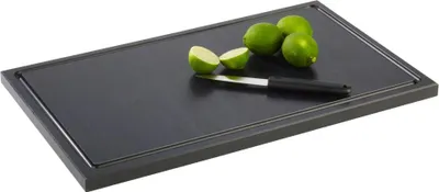 Produktbild von APS 93307 Schneidebrett BAR, Polyethylen, mit Ablaufrinne und Antirutsch-Füßchen, 50 x 30 cm, Höhe 2 cm