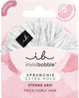 Image de Invisibobble Sprunchie Extra hold Pure White 1st