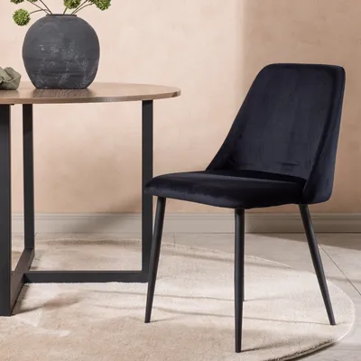 Produktbild von Venture Home Stuhl Night Schwarz 2er-Pack