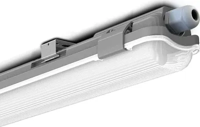 Produktbild von LED Wannenleuchte 60cm Feuchtraumleuchte für 1x LED T8 Röhren IP65 Wasserfest