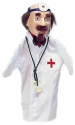Produktbild von Goki SO 371 - Handpuppe Doktor