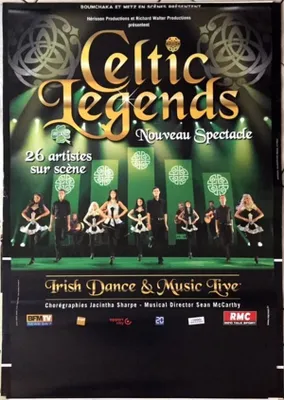 Zdjęcie produktu dla CELTYCKIE LEGENDARIUM - Irlandzki taniec - PLAKAT - 80x120 cm
