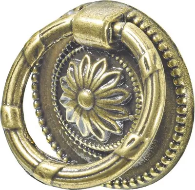 Produktbild von Hettich Möbelknopf Zinkdruckguss gold Ø 37,0 mm - 1 Stück