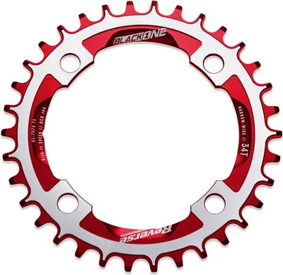 Produktbild von Reverse Narrow E-Bike Kettenblatt 1x10,11,12 - fach 34 Zähne 104mm rot