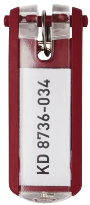 Image de Porte-clés Key Clip rouge VE=6 pièces