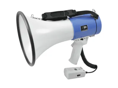 Image de Omnitronic 80710934 Megaphon Indoor/Outdoor 25 W Blau - Weiß (80710934)