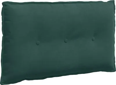 Immagine prodotto di vidaXL Cuscino di schienale verde scuro 80 x 50 cm in tessuto a coste