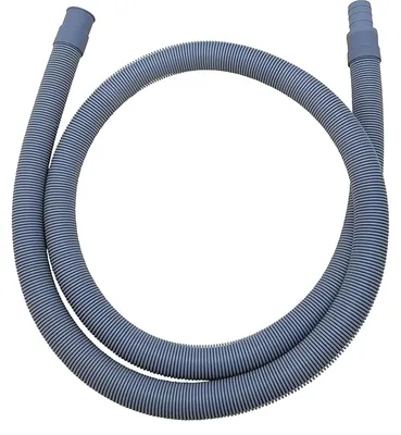 Abwasserschlauch für Waschmaschine, 250 cm, grau