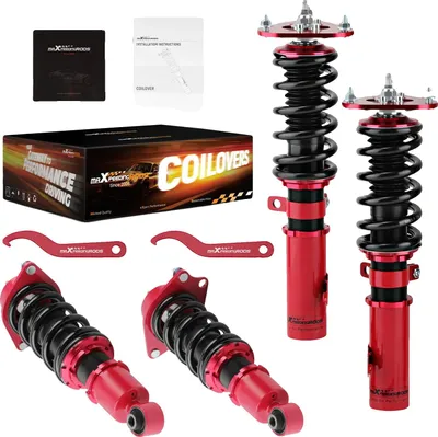 Zdjęcie produktu dla Zestaw zawieszenia z regulacją wysokości, kompatybilny z modelem Toyota Celica 2000–2006, długość 80 cm, szerokość 20 cm, wysokość 15 cm, waga 23 kg, z regulacją wysokości: tak