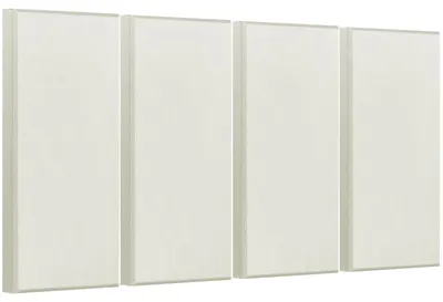 Produktbild von Akustikpaneele, 4 Stück, 600x300x50 mm, Wandpaneele, schallabsorbierende Platten, selbstklebende, schalldichte Wandplatten, für Studios, Büros