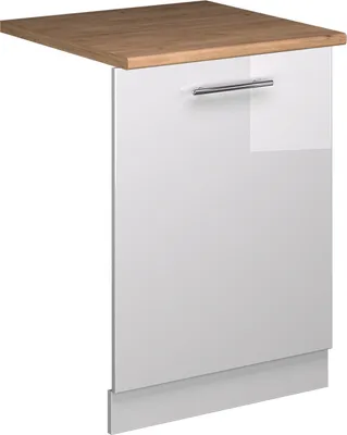 Obrázek produktu pro Čelní panel myčky Vicco Fame-Line Bílá vysoký lesk 60 cm , PD Dub, Model 54825