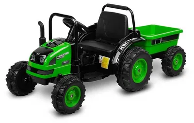 Kindertraktor Toyz Hector, akkubetrieben, grün, mit Bluetooth