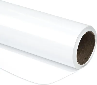 Obrázek produktu pro Bílý kovový balicí papír mini role pro svatbu narozeniny Vánoce 43cm 10m