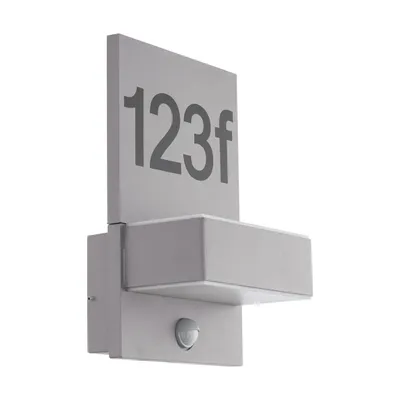 Immagine prodotto di Applique da esterno a LED Ardiano a 2 luci con sensore argento, bianco